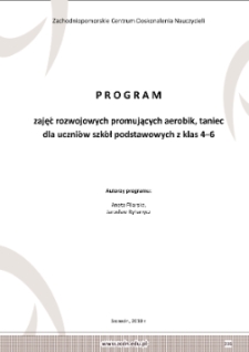 Zajęcia rozwojowe promujące aerobik, taniec dla uczniów szkół podstawowych : program